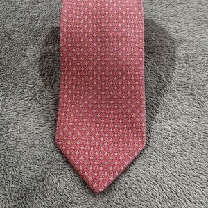 Salvatore Ferragamo Pink Tie 100% Silk